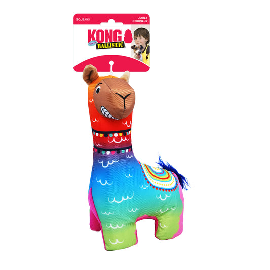 Kong Ballistic Vibez Llamas Dog Toy Medium/Large