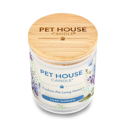 Pet House Lilac Garden Plant-Based Soy Wax Candle 9 oz