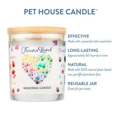 Pet House Candle Furever Loved Memorial Plant-Based Soy Wax Candle