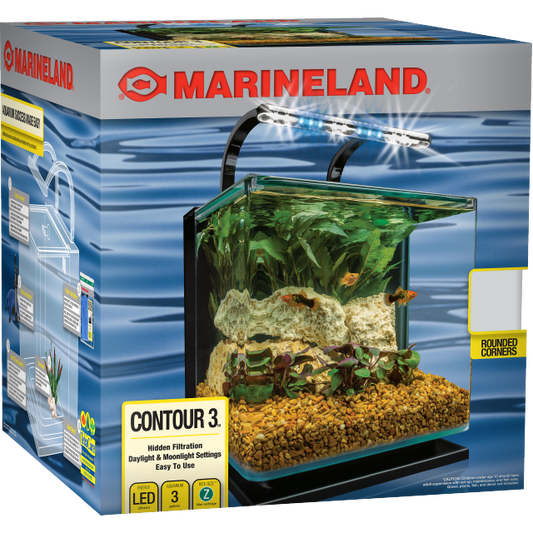 Marineland Contour 3 Aquarium Kit 3 gal