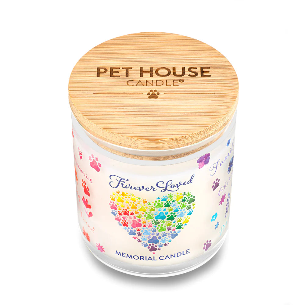 Pet House Candle Furever Loved Memorial Plant-Based Soy Wax Candle