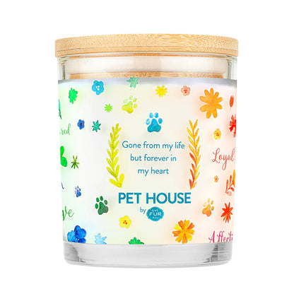 Pet House Candle Furever Loved Memorial Plant-Based Soy Wax Candle