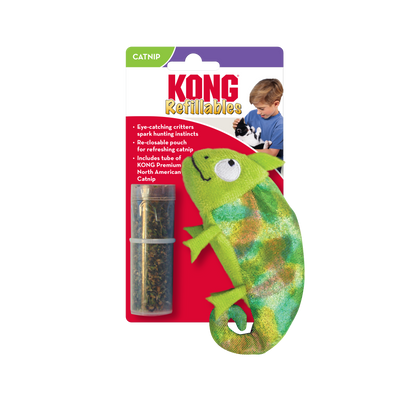 Kong Refillables Chameleon Catnip Cat Toy