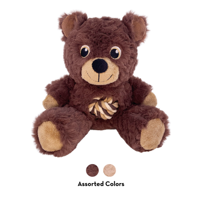 KONG Knots Teddy Dog Toy Assorted Medium
