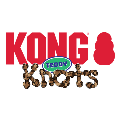KONG Knots Teddy Dog Toy Assorted Medium