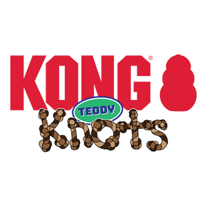 KONG Knots Teddy Dog Toy Assorted Small