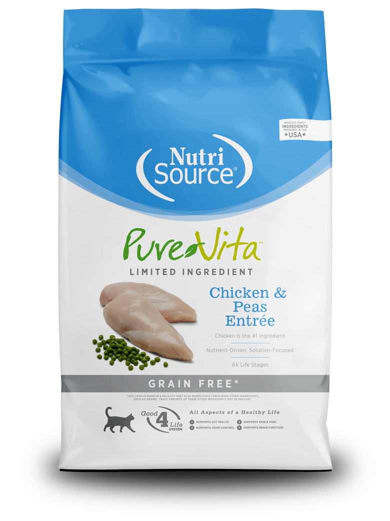 NutriSource Pure Vita Chicken & Peas Cat Food