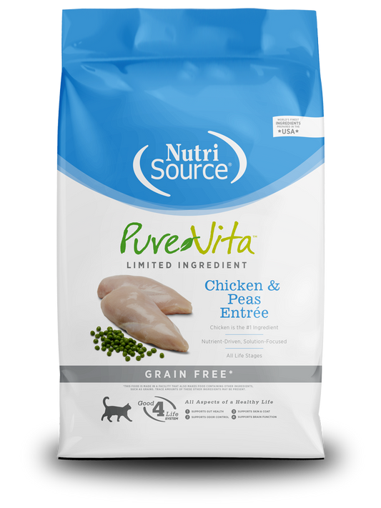 NutriSource Pure Vita Chicken & Peas Cat Food