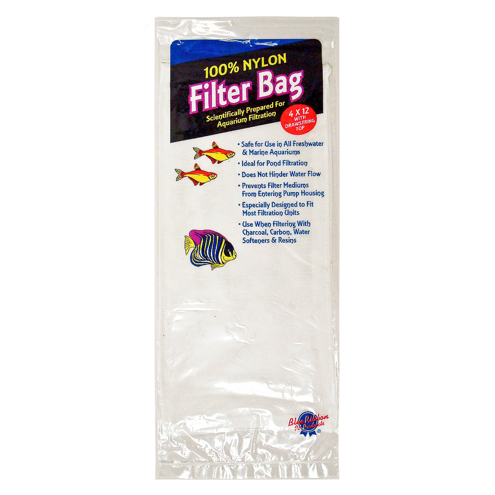 Blue Ribbon 100% Nylon Filter Bag 4" x 12"