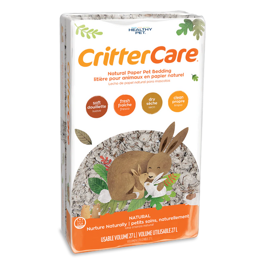 Critter Care Natural Paper Ped Bedding, 27L