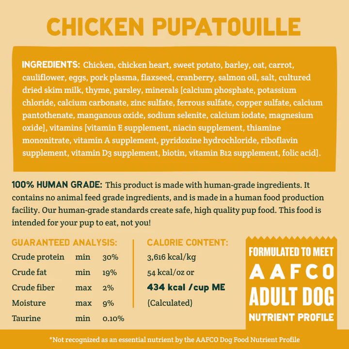 A Pup Above Chicka Pupatouille Whole Food Cubies Friendly Grains 2.5 oz