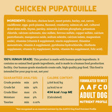 Load image into Gallery viewer, A Pup Above Chicka Pupatouille Whole Food Cubies Friendly Grains 2.5 oz
