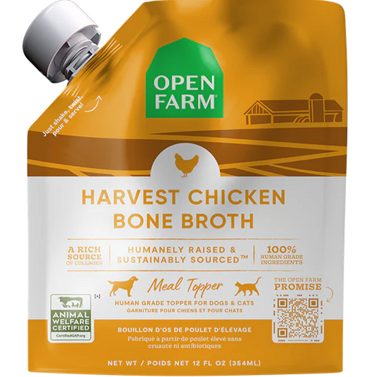 Open Farm Harvest Chicken Bone Broth For Dogs