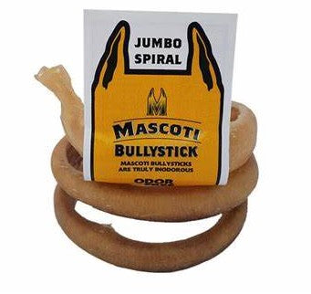 Mascoti Jumbo Spiral Bully Stick