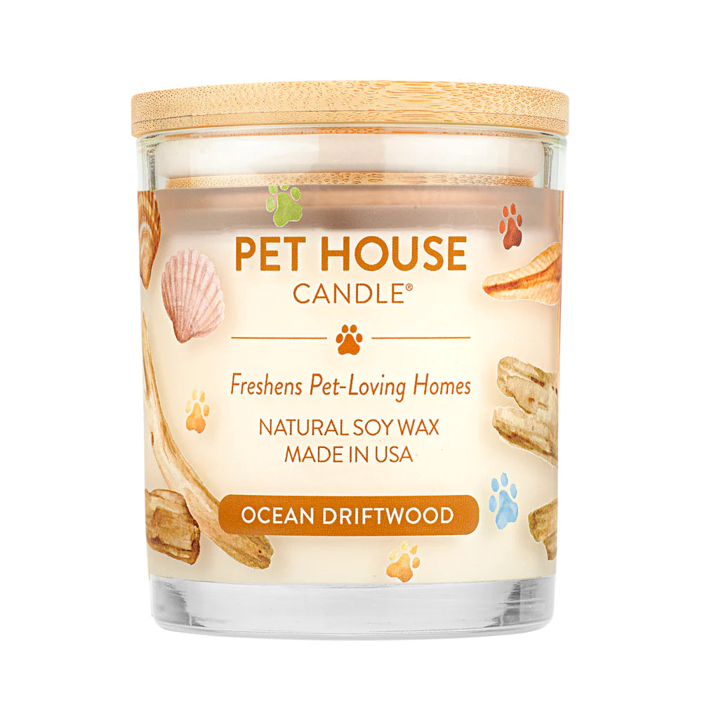 Pet House Ocean Driftwood Plant-Based Soy Wax Candle