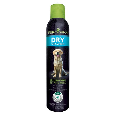 FURminator Fresh & Clean Scented Dry Dog Shampoo 7 oz.