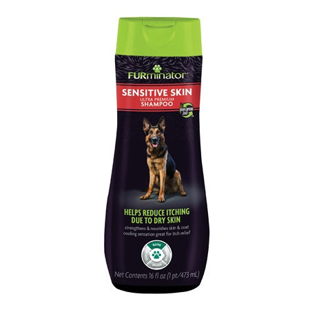 FURminator Itch Relief Ultra Premium Shampoo for Dogs 16 oz