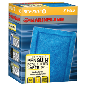 Marineland Rite-Size B Filter Cartridge 6 Pack