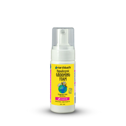 Earthbath Hypo-Allergenic Grooming Foam Waterless Shampoo for Cats, 4 oz