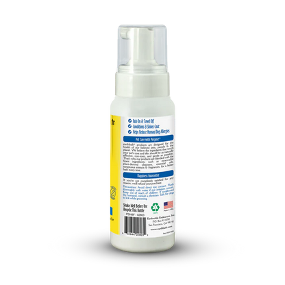 Earthbath Hypoallergenic Grooming Foam Waterless Shampoo for Dogs, 8 oz