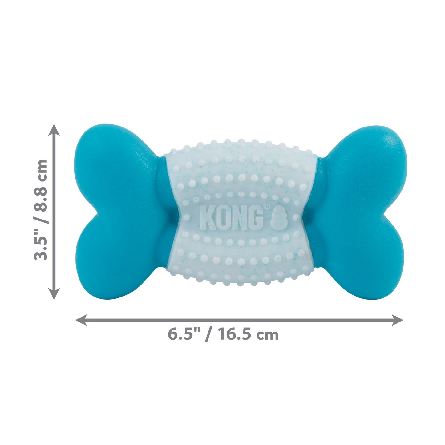 Kong Duos Dental Bone Dog Toy, Medium/Large