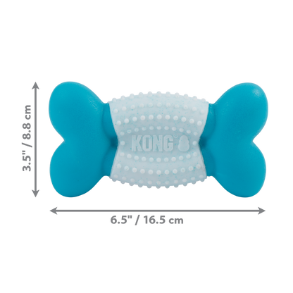 Kong Duos Dental Bone Dog Toy, Medium/Large