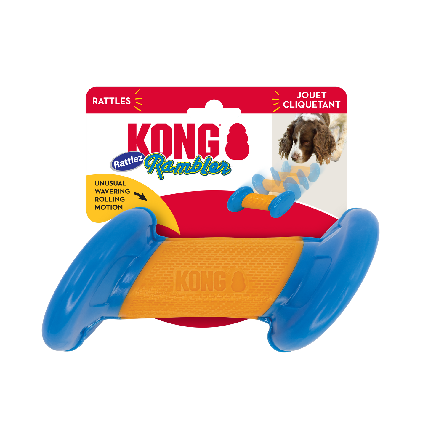 KONG Rambler Rattlez Dumbbell