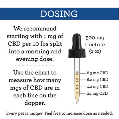 Suzie's CBD Full Spectrum Drops for Dogs 500mg
