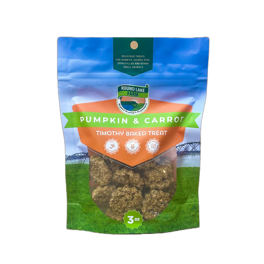 Round Lake Farm Pumpkin & Carrot Timothy Baked Treat 3 oz