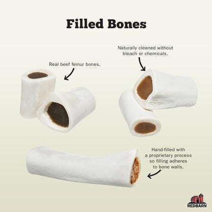 Redbarn Filled Bone, Large Peanut Butter Flavor