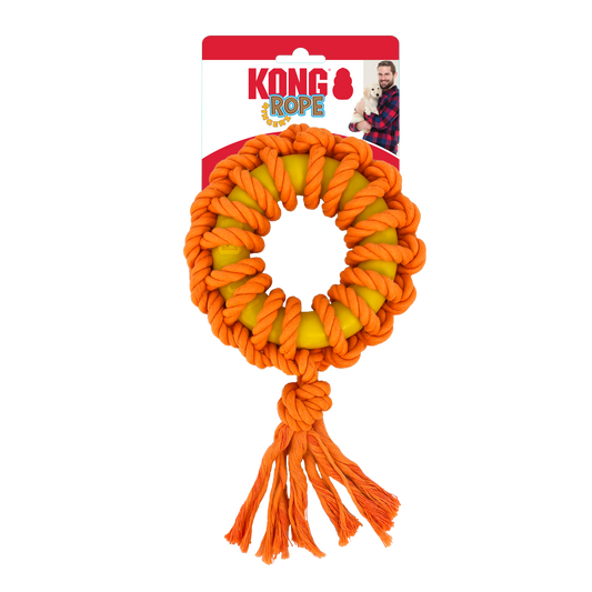 Kong Rope Ringerz Assorted Medium Dog Toy