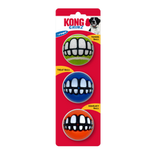 Load image into Gallery viewer, ROGZ by KONG Grinz Treat Ball Dog Toy, 3 Pack
