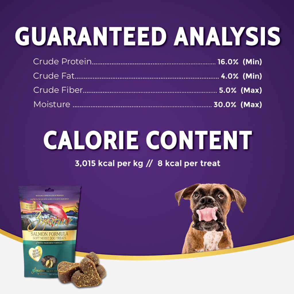 Zignature Salmon Formula Soft Moist Dog Treats 4 oz