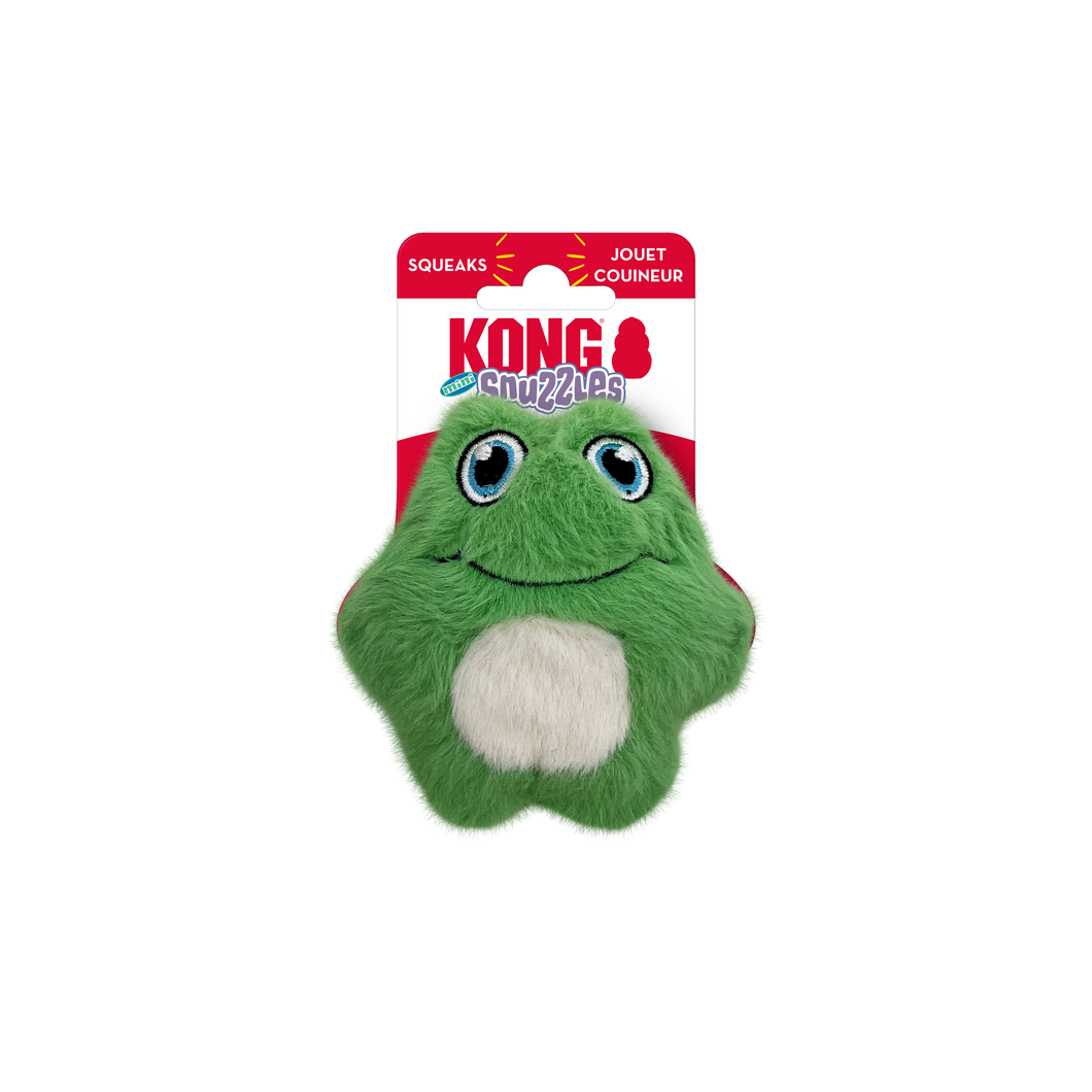 Kong Snuzzles Mini Frog Dog Toy