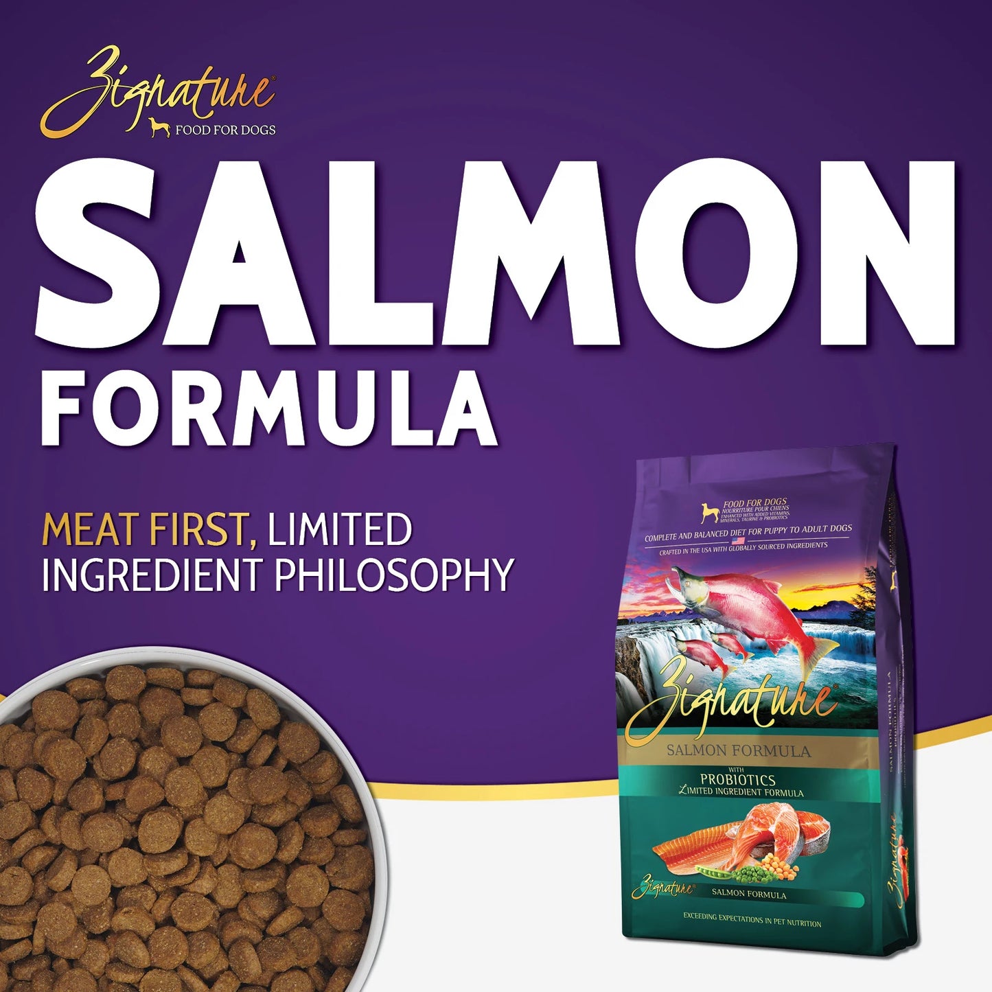 Zignature Salmon Formula Dry Dog Food