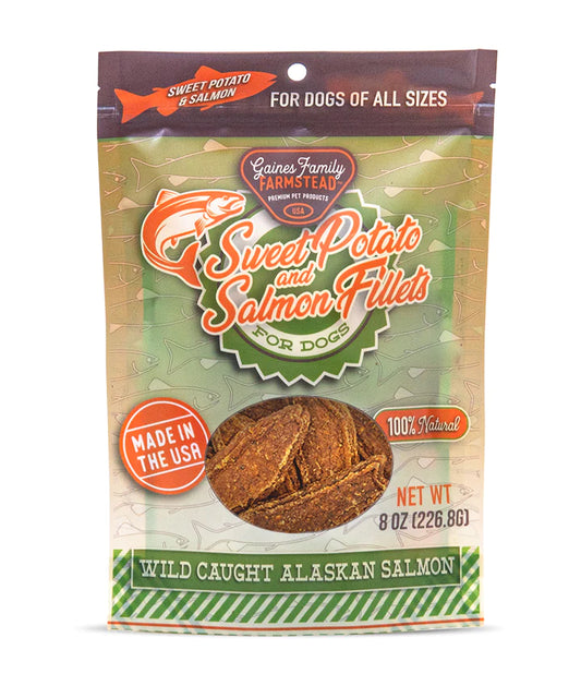 Gaines Family Sweet Potato and Salmon Fillets Dog Treats