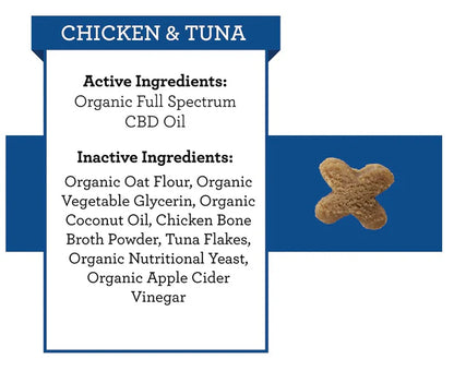 Suzie's CBD Bites for Cats Chicken & Tuna, 4.2 oz