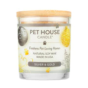 Pet House Silver & Gold Plant-Based Soy Wax Candle