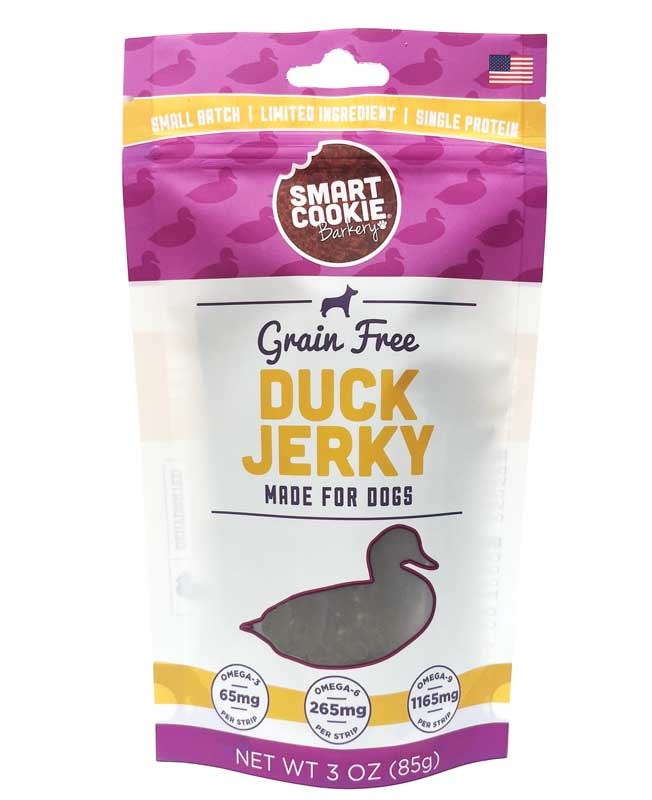 Smart Cookie Grain Free Duck Jerky Dog Treats