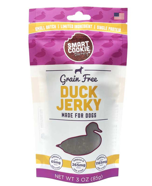 Smart Cookie Grain Free Duck Jerky Dog Treats