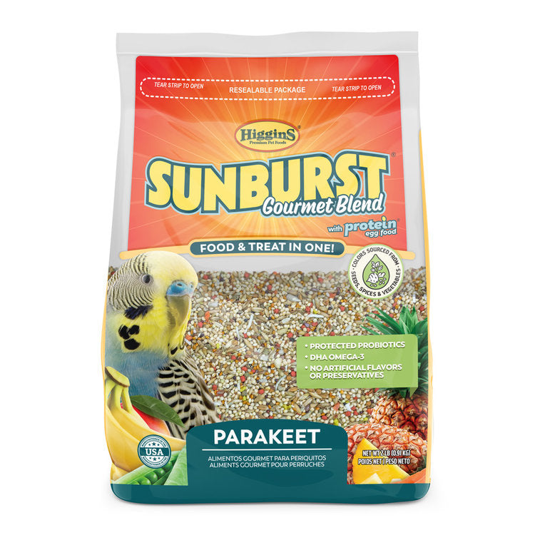 Higgins Sunburst Gourmet Blend Parakeet