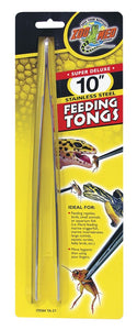 Zoo Med Super Deluxe 10" Stainless Steel Feeding Tongs