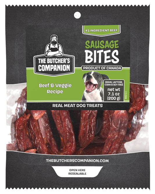 The Butchers Companion Sausage Sticks Beef & Veggie Recipe, 5.29 oz.