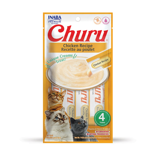 Inaba Churu Grain-Free Chicken Puree Lickable Cat Treat