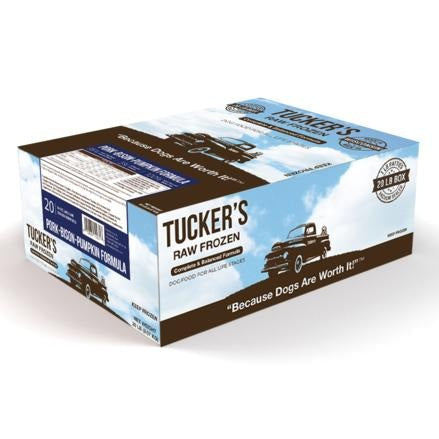 Tucker's Pork, Bison & Pumpkin Raw Frozen Dog Food 20 LB