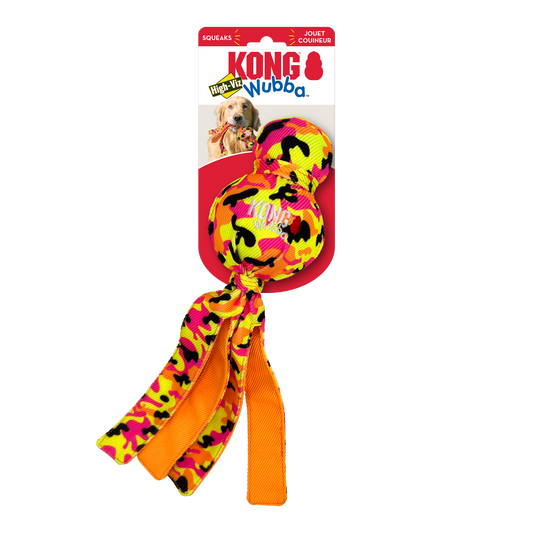 Kong Wubba High Viz Dog Toy