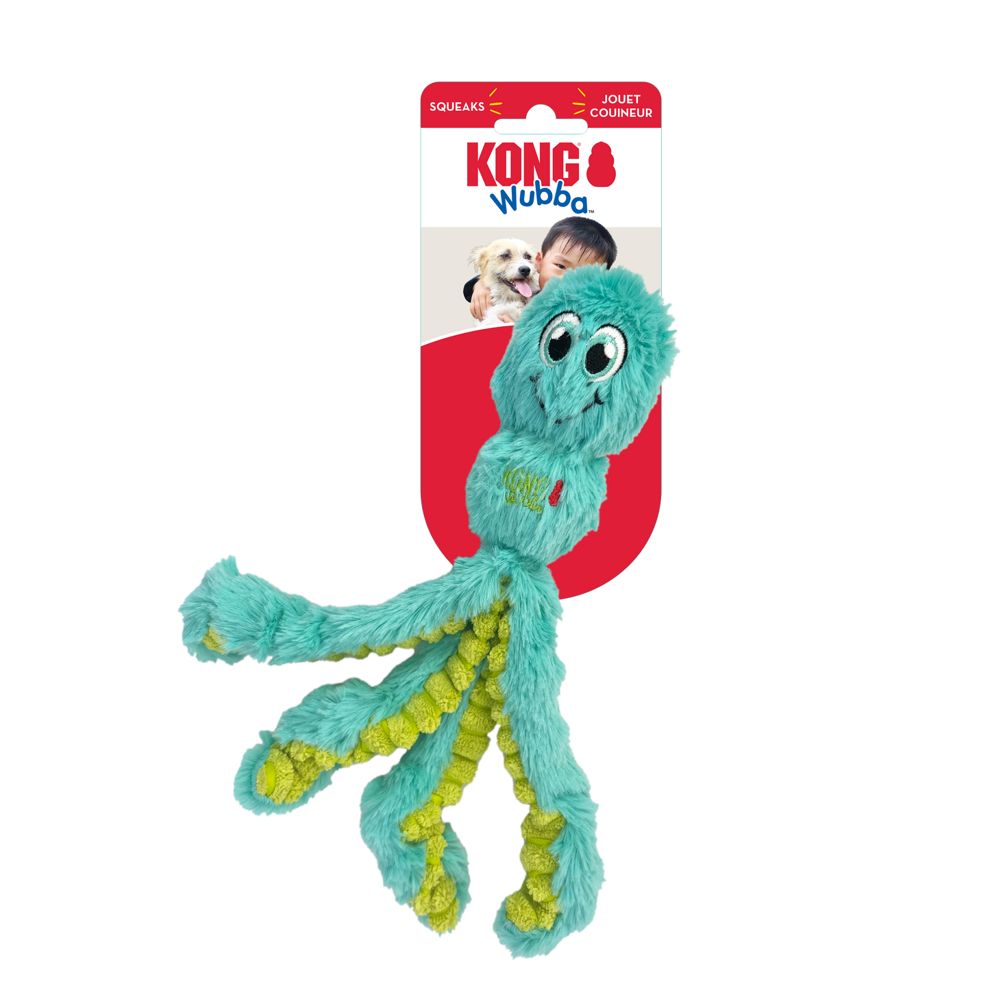 Kong Wubba Octopus Assorted Small