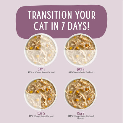 Weruva Senior Tuna & Salmon Formula in Gravy Canned Cat Food, 3 oz