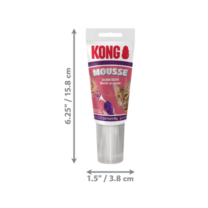 KONG Mousse Salmon Cat Treat Paste