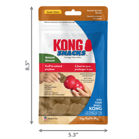 Kong Snacks Peanut Butter Flavor Small Dog Treats